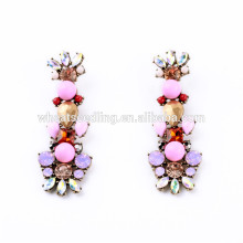 Rose jolie dernières jolies filles drop mode design pendentif boucles d&#39;oreille